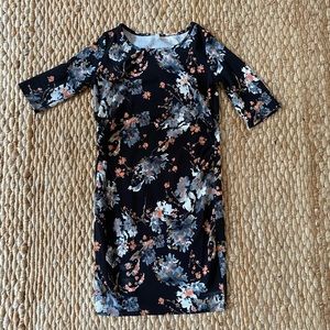 Pink blush maternity dress